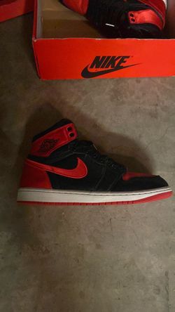 Nike Air Jordan 1 High Black Red Sneakers