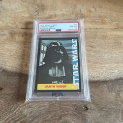 1977 Star Wars Wonder Bread Darth Vader PSA 8