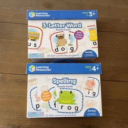 Spelling Puzzle Cards - Learning Resources 