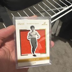 Bruce Lee Keepsake Edition Silhouette Relic — 14/50 — Red Relic Patch — 50th Anniversary