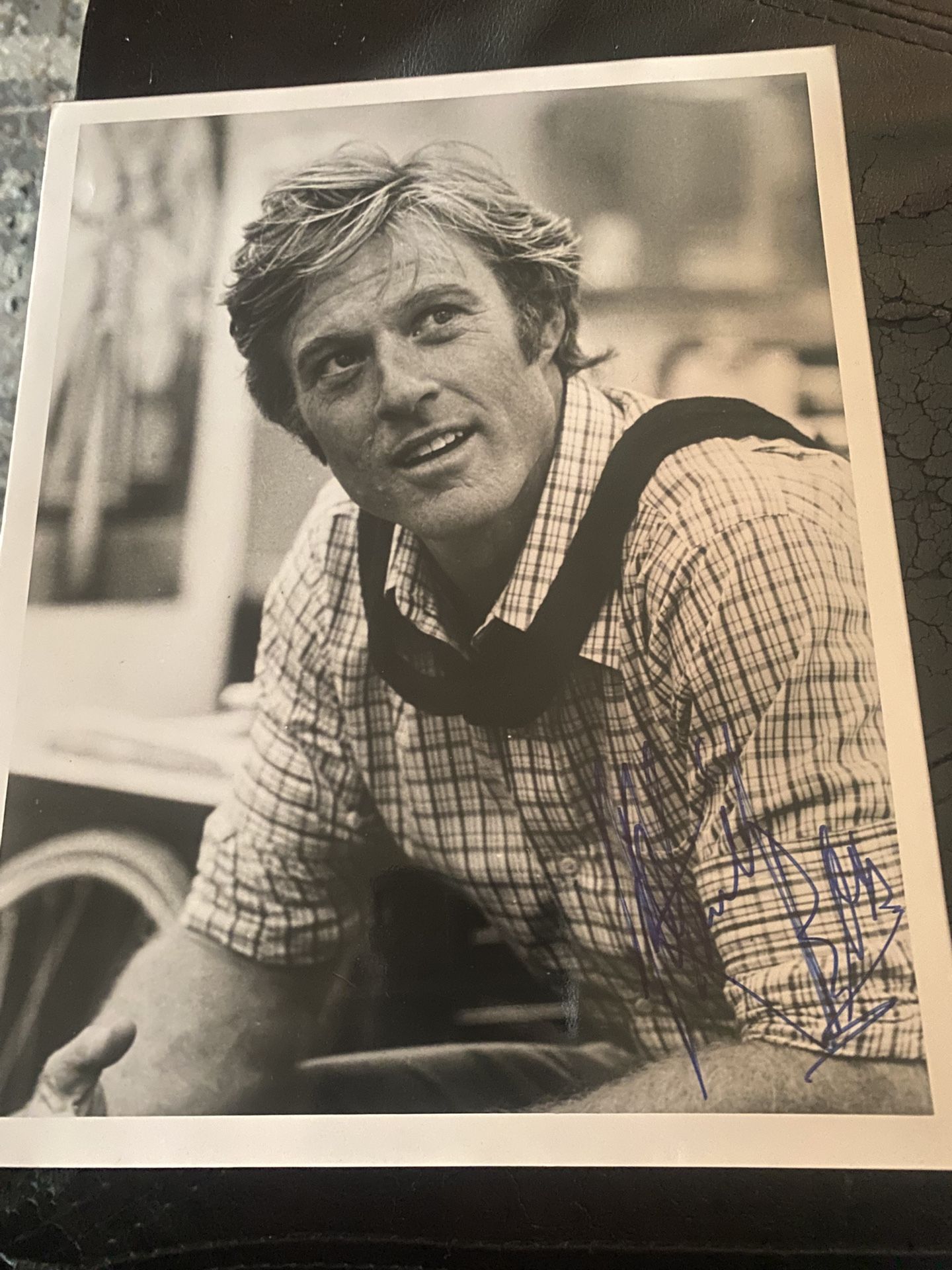 Robert Redford Autographed Picture 
