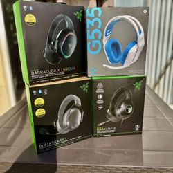 Gaming Headsets Razer Logitech Bundle New Box Wireless RGB Pickup Today Deal