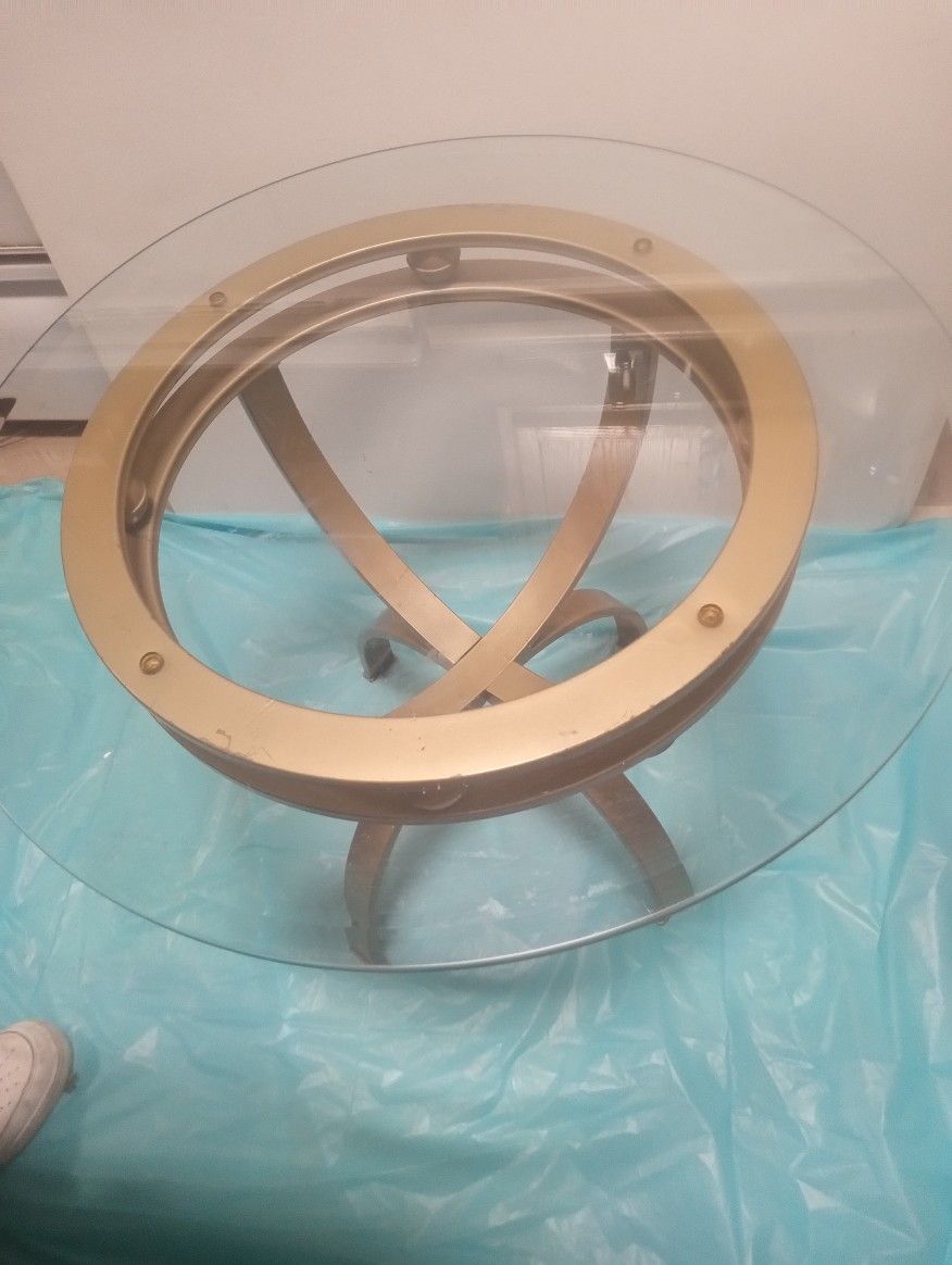 Vintage Glass Table
