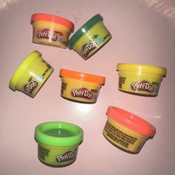 Mini Play Doh 7 Count