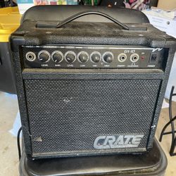 Crate amp guitar bass etc