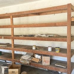 Garage Wood Shelve