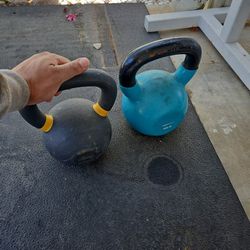 40 And 35 Lb Kettle Bells