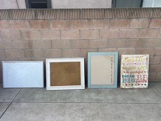 FREE – Dry Erase Board, 2 Bulletin Boards & Wall Art