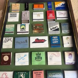 Matchboxes Framed