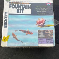 Complete modular fountain kit