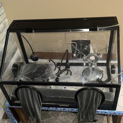 Mycology Still Air Box / Lab Glove Box with Integrated Fan & Lighting