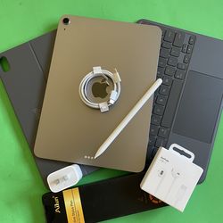 iPad Air 11 (2025 Newest / M3 Chip) 512GB with Logitech  Keyboard, Pen & Accessories