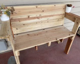 Wood Bench 