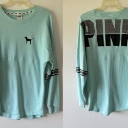 Aqua Victoria’s Secret “PINK” sweatshirt