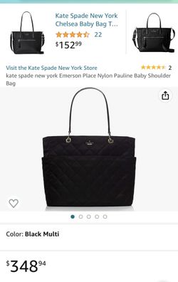 Kate spade baby bag black new arrivals
