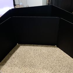 Two Desk Privacy Dividers