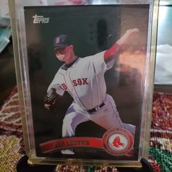 Boston Red Sox Jon Lester 2011 Topps B-Border Parallel Baseball Card