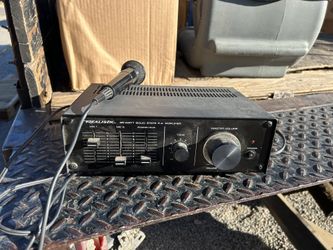 PA System and Microphone