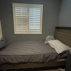 Twin bed Frame and mattress