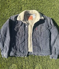 Levi’s Sherpa Lined Corduroy Trucker Jacket Small