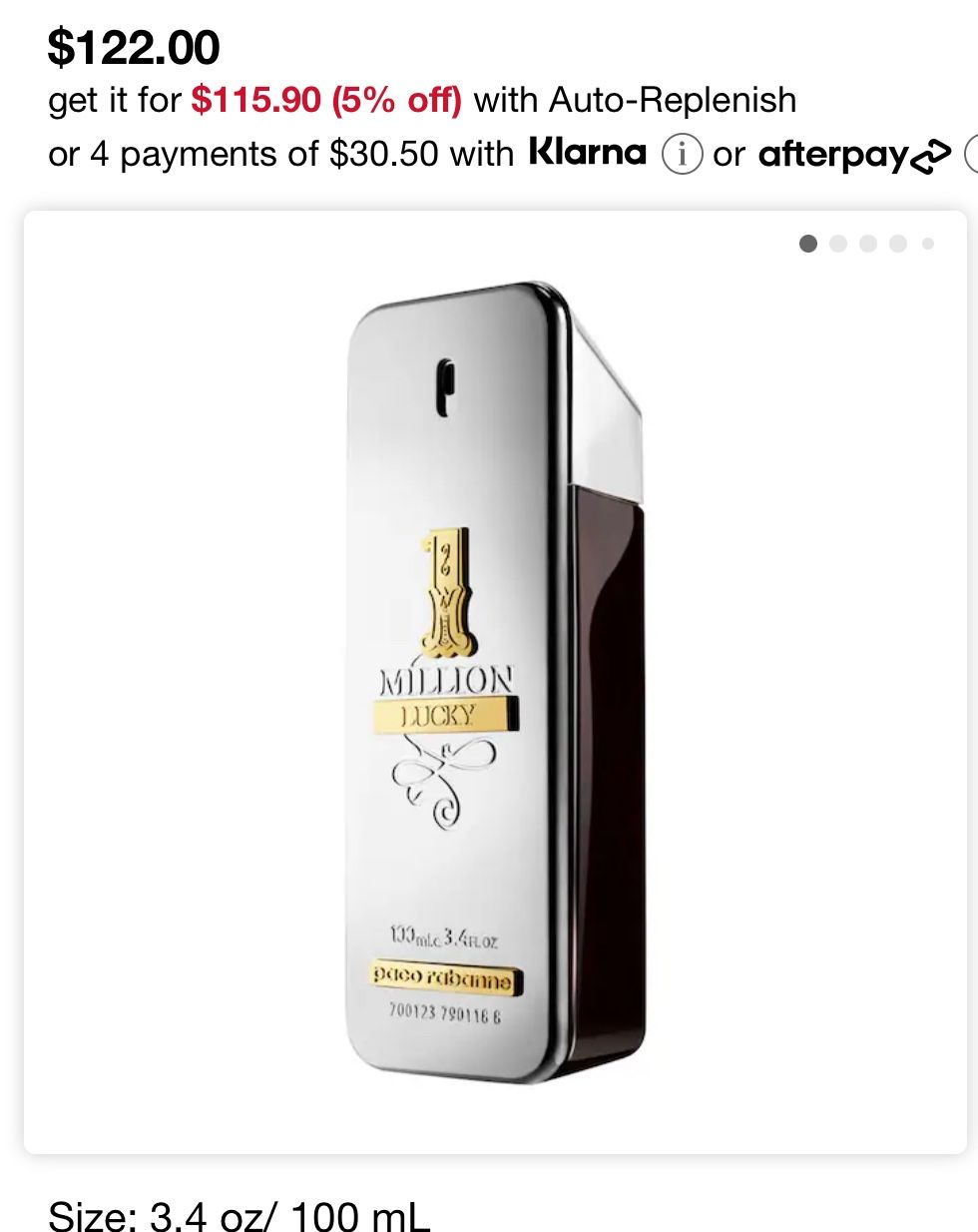 1 Million Lucky Paco Rabanne