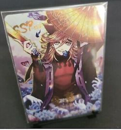 Demon Slayer Holo Foil Trading Card SSP-523 Doma GM04 card. When you purchase this demon slayer card get 3 Free random bonus cards with your purchas