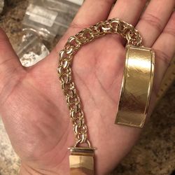 10k Chino Link Bracelet 
