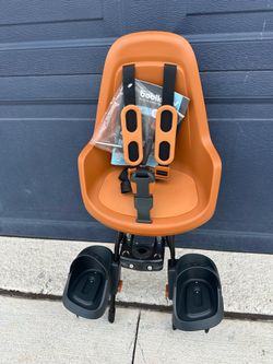 BoBike One Mini Front Mounted Child Bike Seat Brown