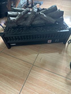Electric Fireplace Heater Insert – Realistic Log Flame Effect