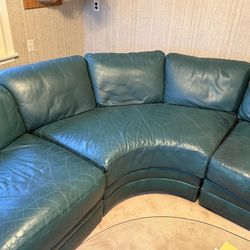 Drexel Heritage leather sectional