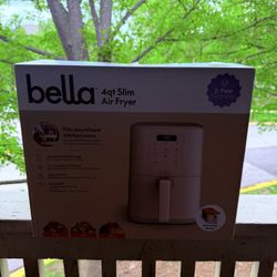 Bella 4qt Slim Air Fryer – Brand New