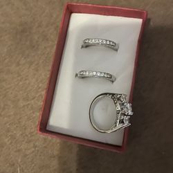Sterling Silver Engagement Rings