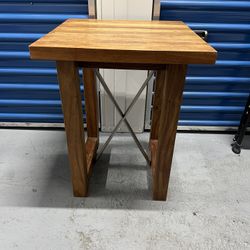 Solid Wood End Table 