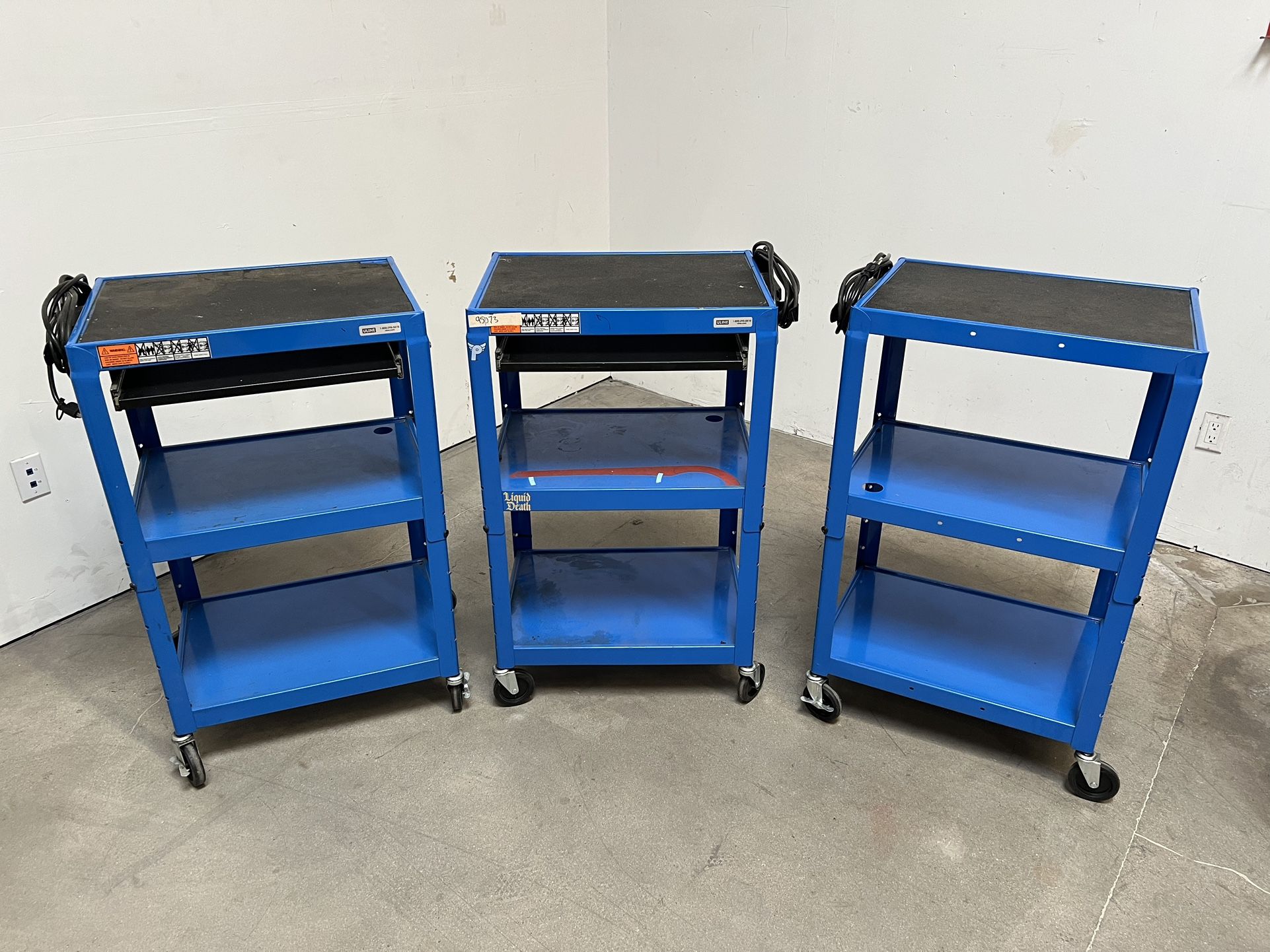 Blue Uline Computer Carts for Sale in Irvine, CA OfferUp