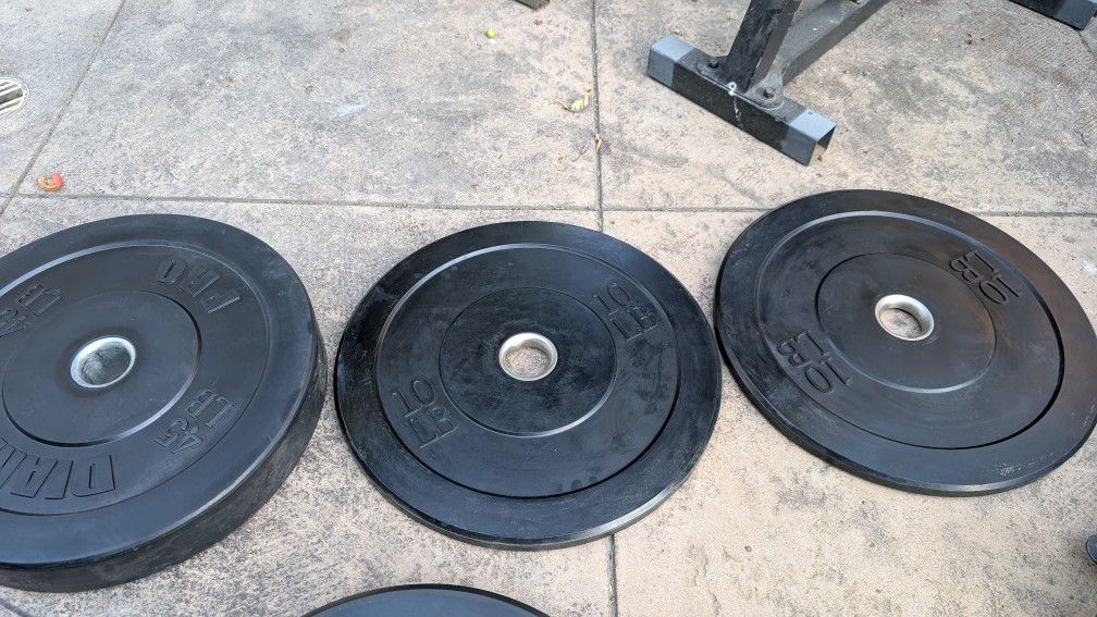 Bumper Plate Set + Barbell