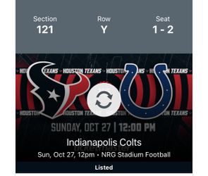 Texans Vs Colts 