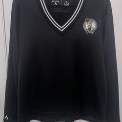 Women’s Boston Celtics “Antigua” V-Neck Pullover/Sweatshirt