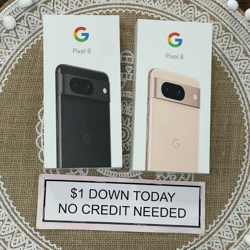 Google Pixel 8 -PAYMENTS AVAILABLE-$1 Down Today 