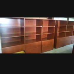 BOOKSHELVES WITH DRAWERS FOR SALE!!!!....EACH 