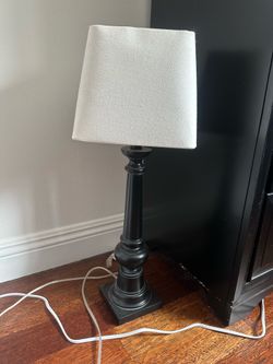 Dark brown and cream lamp for sale