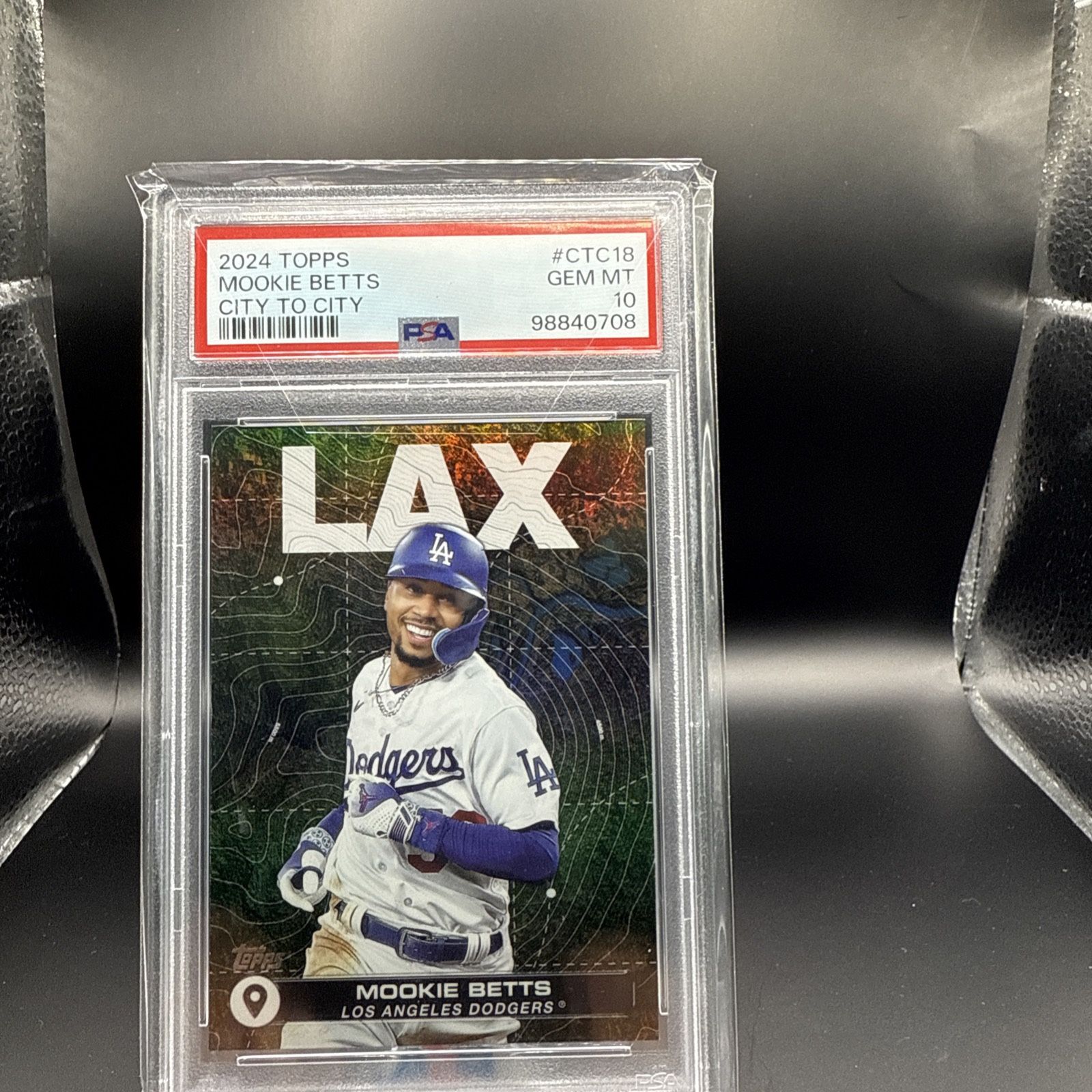 2024 Topps Series 2 - City to City Mookie Betts #CTC-18 PSA GEM MINT 10