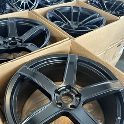 Srt 5 Spoke And 5 Split Spoke Wheels Instock 20” Staggered 5x115 Payments Plans Available