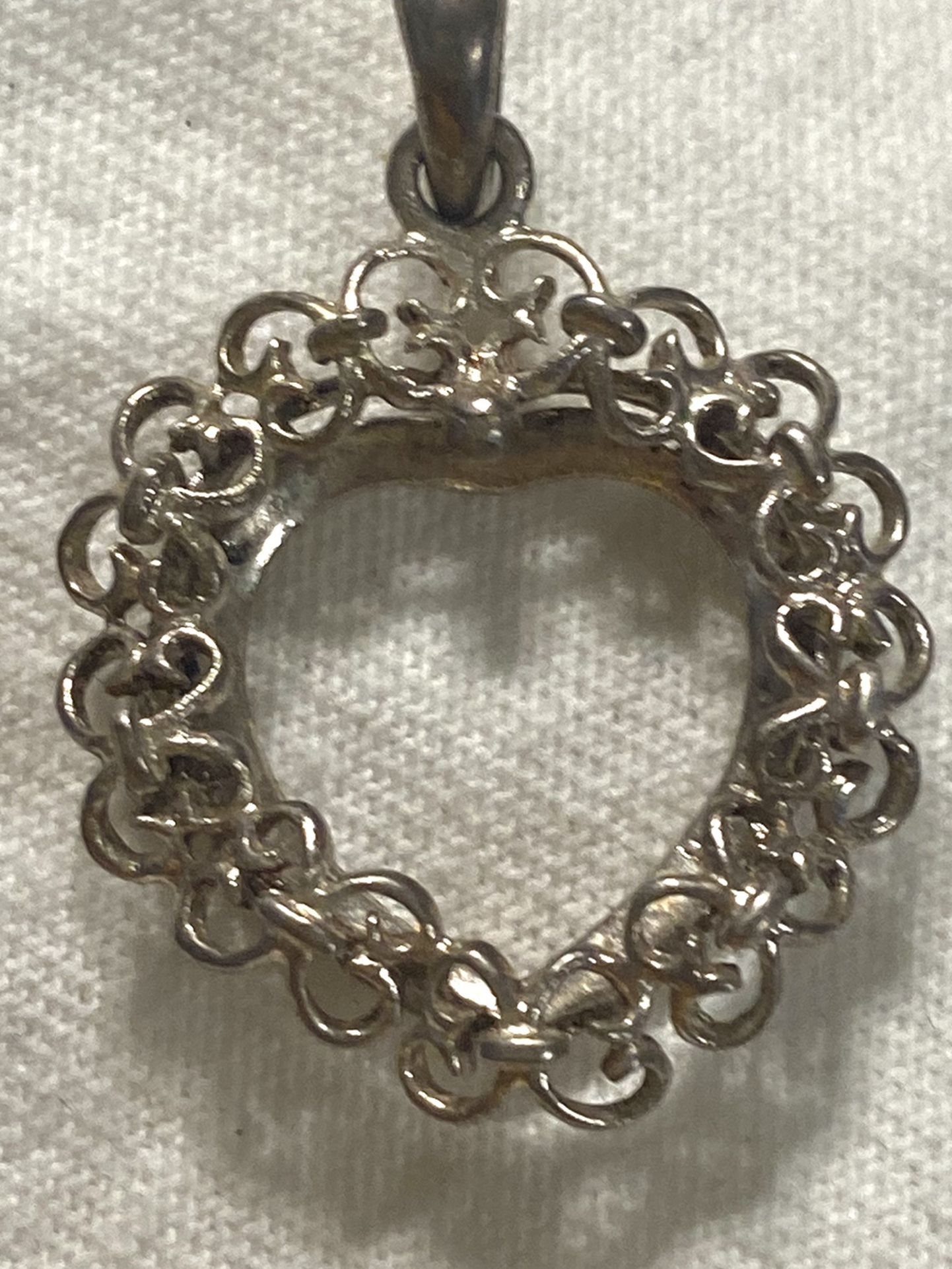Heart Locket Silver Pendant