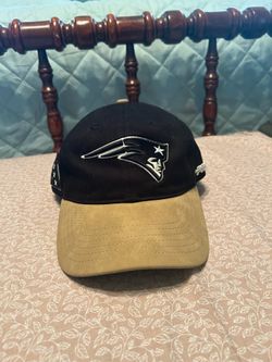 Patriots pro standard black and gold adjustable men’s cap