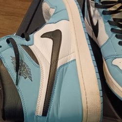 JORDAN 1 HIGH  OG " UNIVERSITY BLUE" UNC SIZE 13