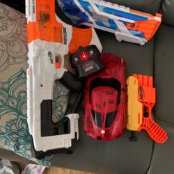Nerf Guns And Rc Corvette 