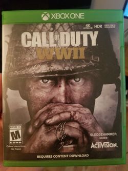 Xbox one Call of Duty WW2