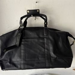 Leather Barrington 30" Coca Cola Logo Travel Bag with  Shoulder Strap - NEW