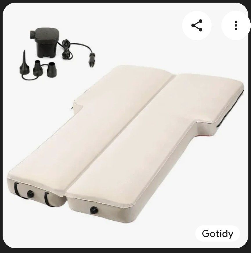 GOTIDY SUV Memory Foam Mattress Camping Bed, Car Air Mattress Back Seat SUV (Two-in-One, 8inch Ultra Thick SUV Air Mattress Camping Bed for Tesla)