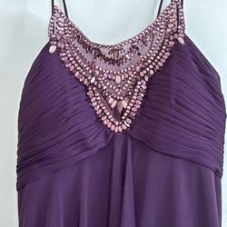 Betsy & Adams royal purple Formal Dress